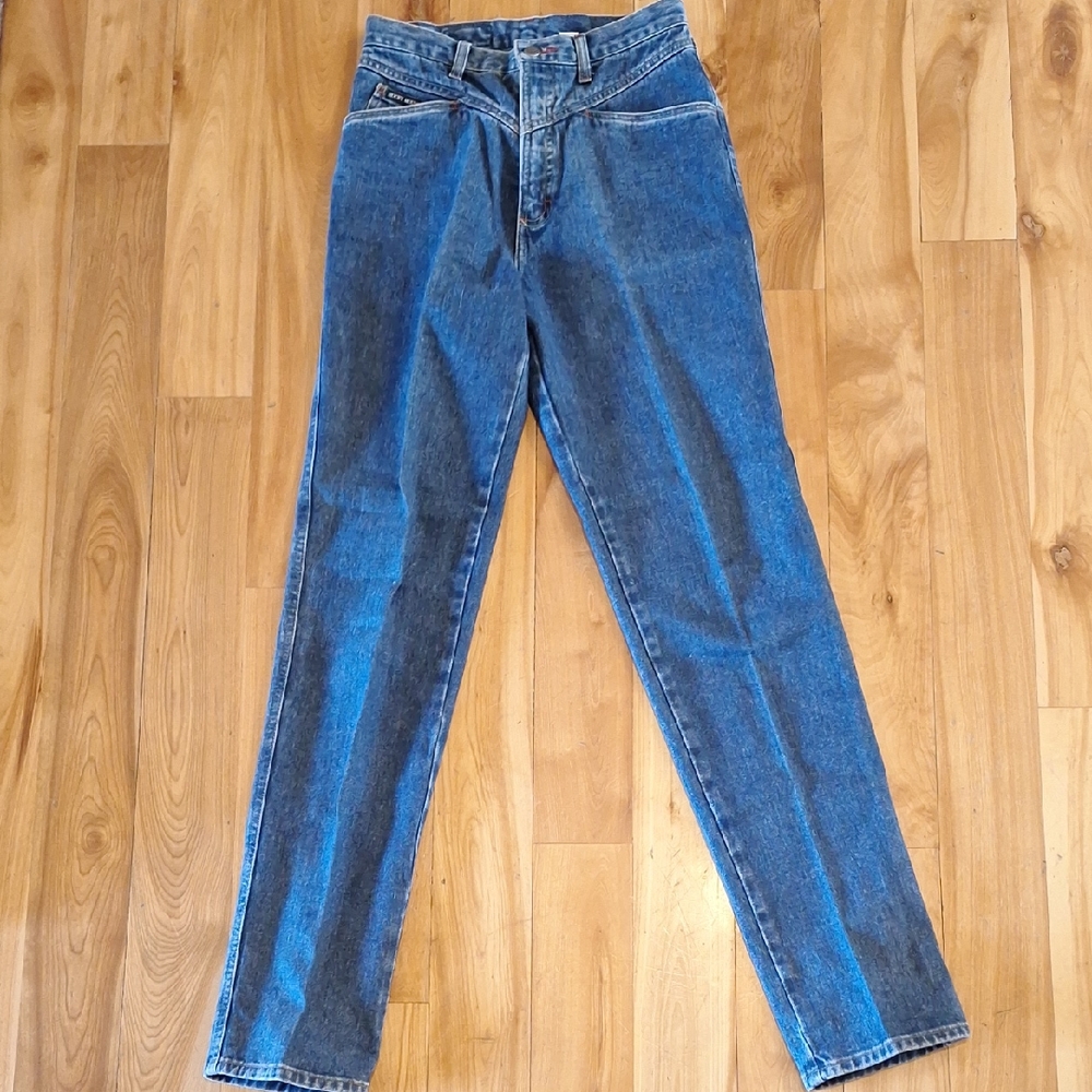 High Rise Blue Jeans - Picture 2 of 13